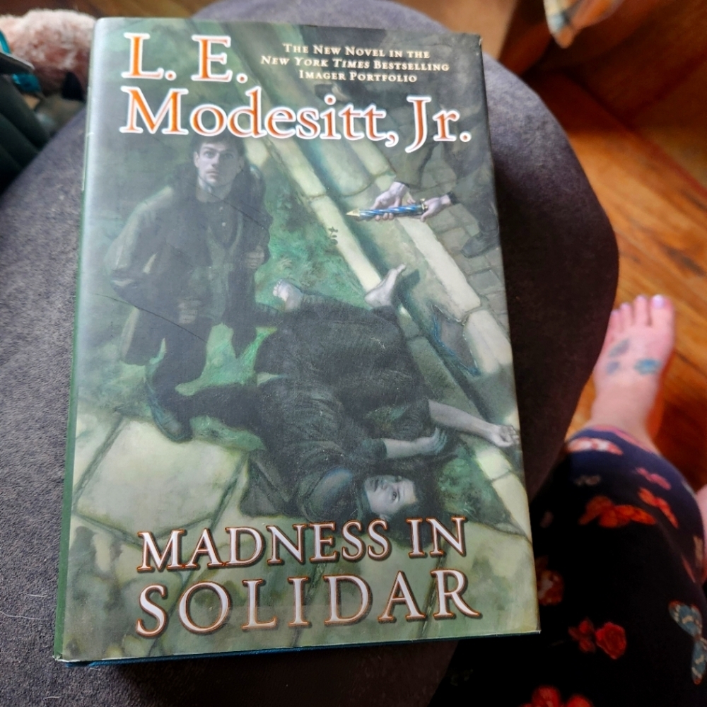 📚"Madness In Solidar" By, L.E. Modesitt, Jr.📚 In excellent condition.